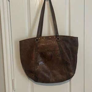 Patricia Nash Brown Leather Tote